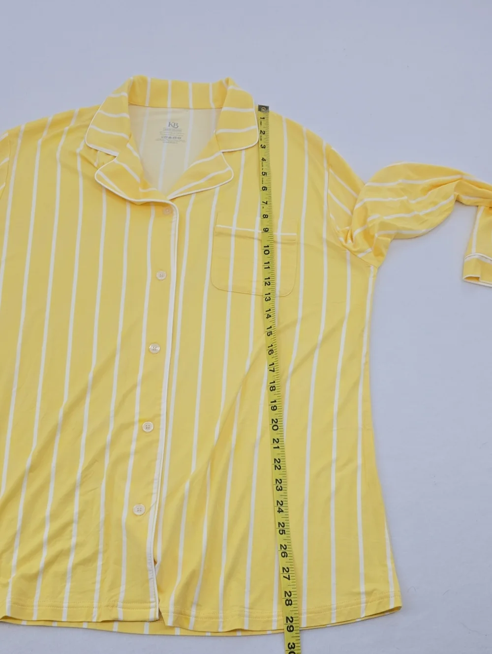 Kindred Bravely Bamboo Long Sleeve Pajama Set - Dandelion Stripe